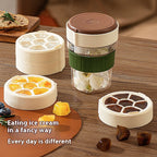 500ML Iced Brew Coffee Cup With Ice Cube Tray Leak Proof Versatile Iced Coffee Bottle For Home Office Travel Camping Tools