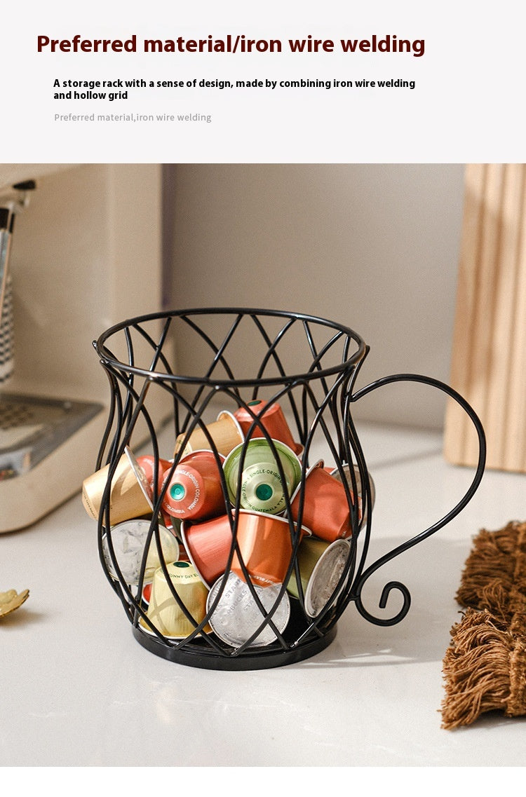 Desktop Coffee Capsule Storage Box