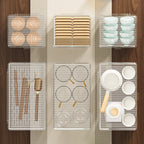 Tea Set Storage Box Dustproof Glass Coffee Water Cup Holder