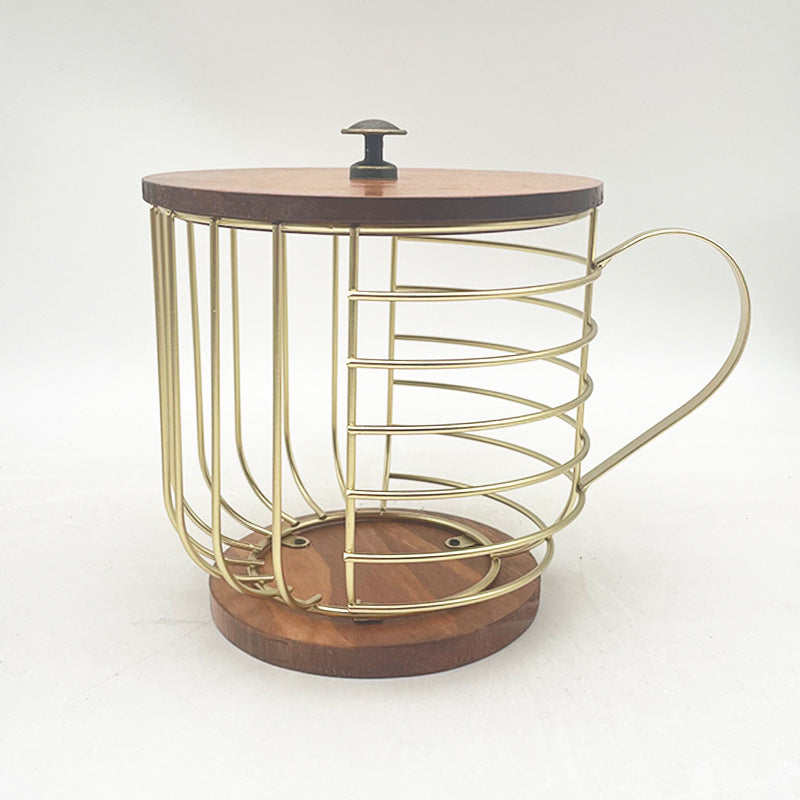 Iron Wood Products Coffee Mate Storage Rack
