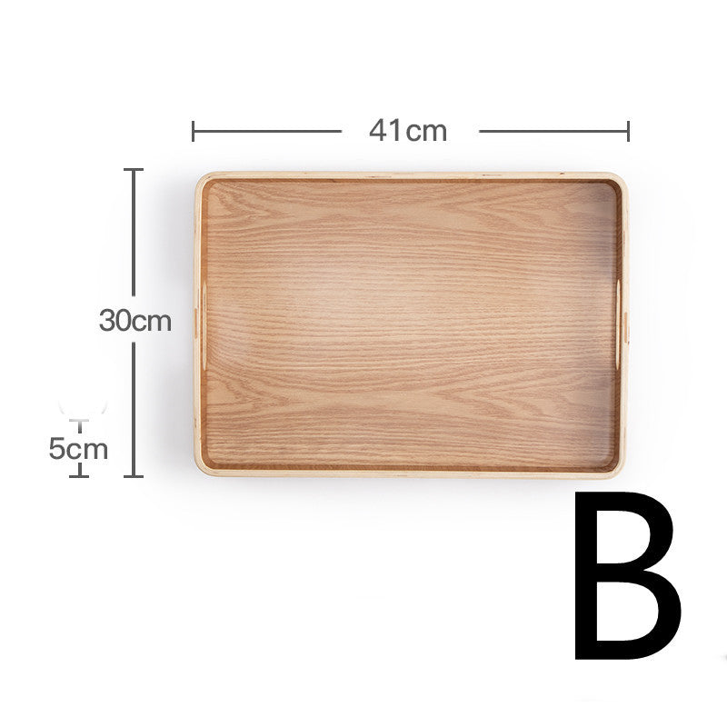Rectangular Binaural Tea Set Storage Tray