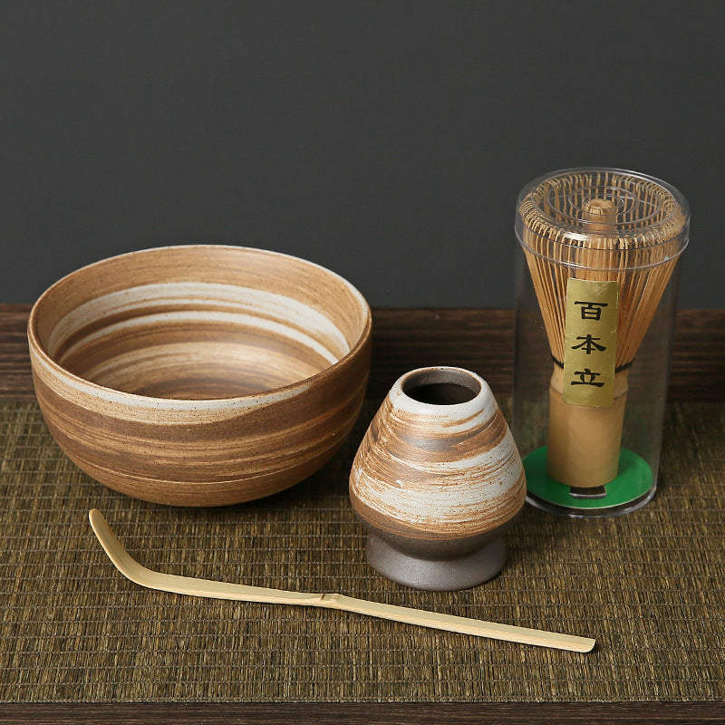 Matcha Bowl Matcha Tools Stoneware Tea Bowl Tea Cup Tea Whisk Suit