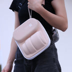 Portable hand made glass coffee cup coffee bag