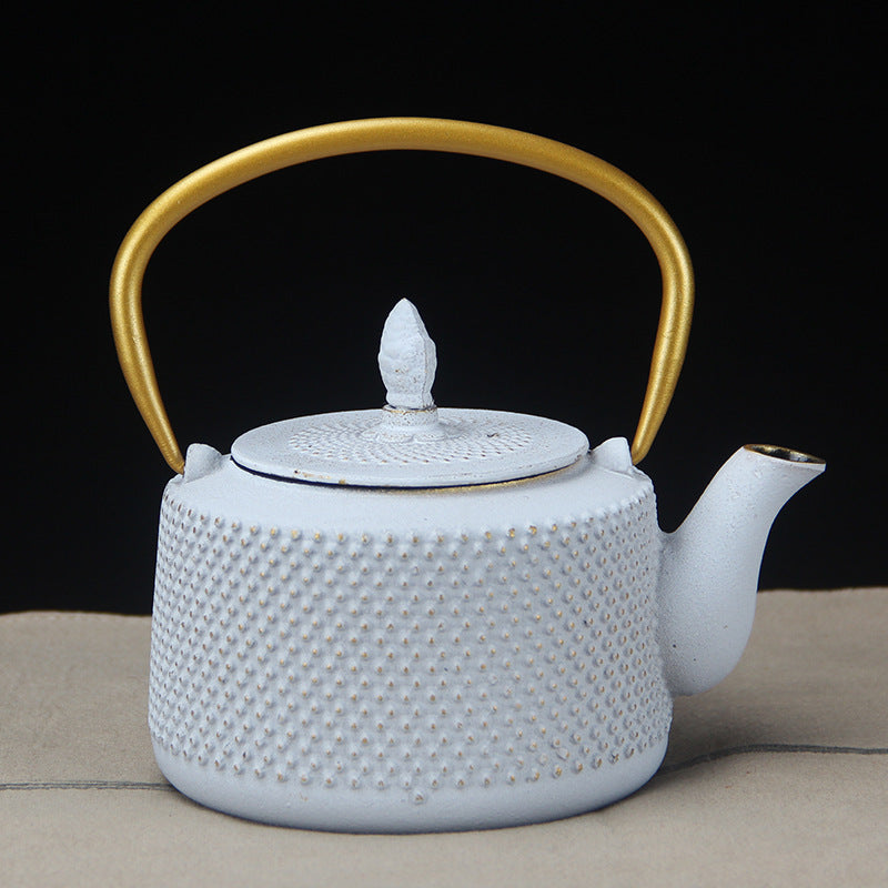 Modern Boiling Water Cast Iron Kettle Tea Set
