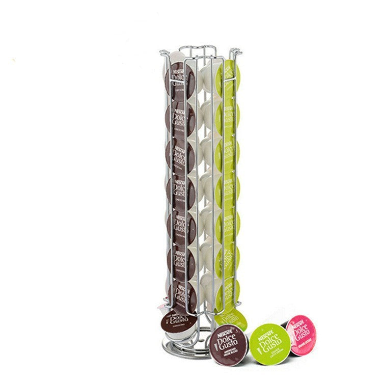Coffee Capsule Holder Storage Box Rotatable