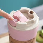 420ml Portable Practical Reusable Bamboo Fiber Coffee Cups