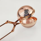 Stainless Steel Tea Hourglass Hand Clip Tea Filter