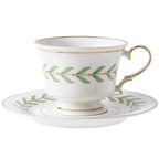 Modern Gold-Painted Afternoon Tea Cup And Saucer Flower Tea Cup