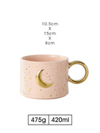 Empty Cup Couple Pair Cup Mug Ceramic Water Cup Drinking Cup Home Milk Coffee Cup