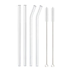 Glass Straws, Pearl Milk Tea Coarse Drinking Straws, Non-disposable Transparent Water Cups, Long Straws
