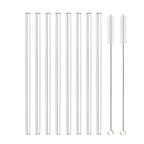 Glass Straws, Pearl Milk Tea Coarse Drinking Straws, Non-disposable Transparent Water Cups, Long Straws