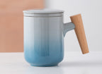 Ceramic Office Cup Tea With Cover Filter Tea Cup