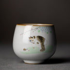 Ru Kiln Tea Cup Master Cup Ceramic Tea Cup