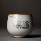 Ru Kiln Tea Cup Master Cup Ceramic Tea Cup