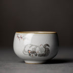 Ru Kiln Tea Cup Master Cup Ceramic Tea Cup