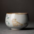 Ru Kiln Tea Cup Master Cup Ceramic Tea Cup