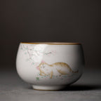 Ru Kiln Tea Cup Master Cup Ceramic Tea Cup