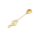 Stainless steel coffee spoon creative note spoon