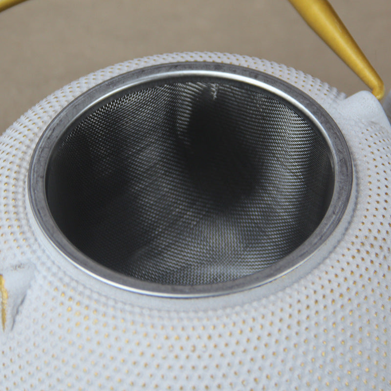 Modern Boiling Water Cast Iron Kettle Tea Set