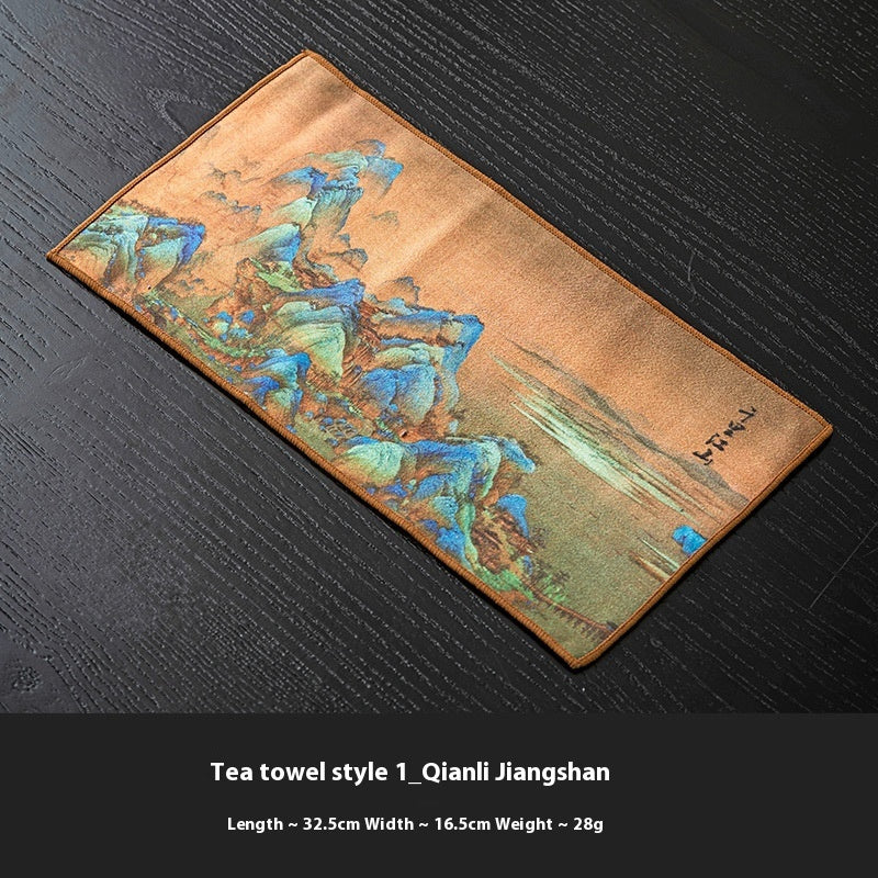 Tea Towel Thickened Water Absorbent Tea Cloth