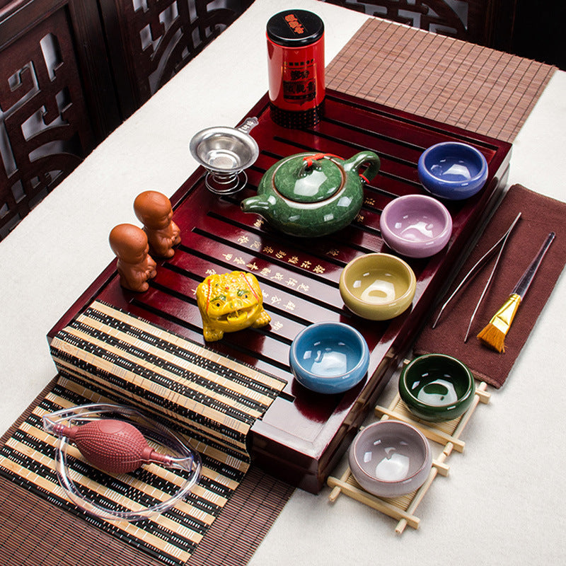Purple Clay Kettle Tea Set