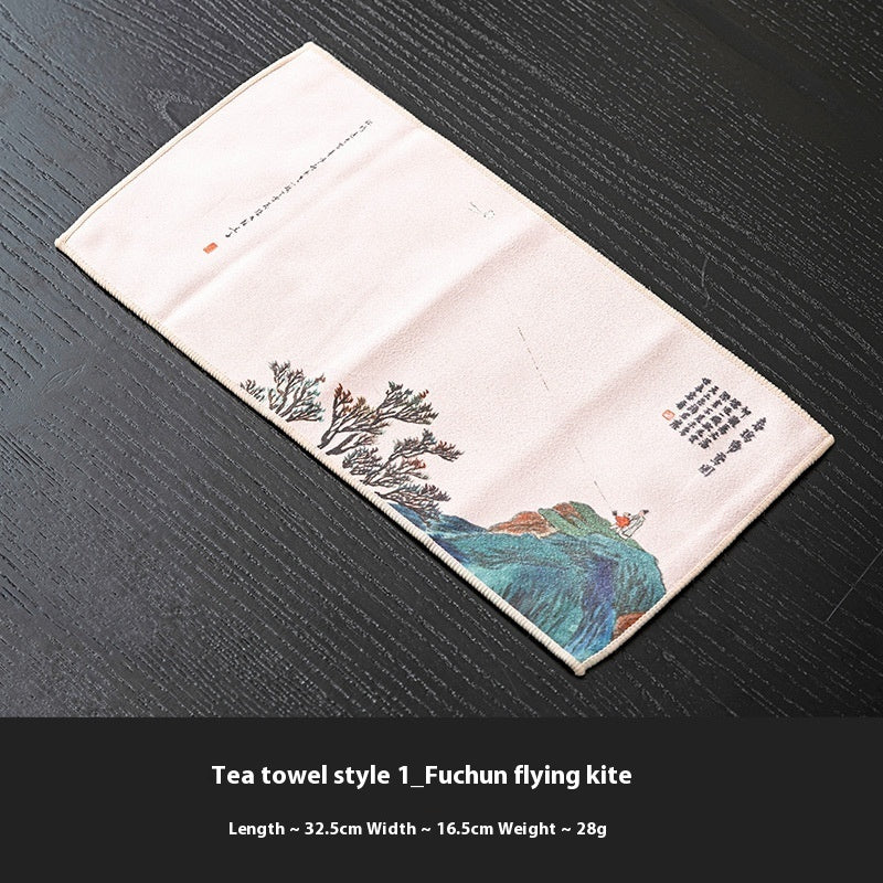 Tea Towel Thickened Water Absorbent Tea Cloth