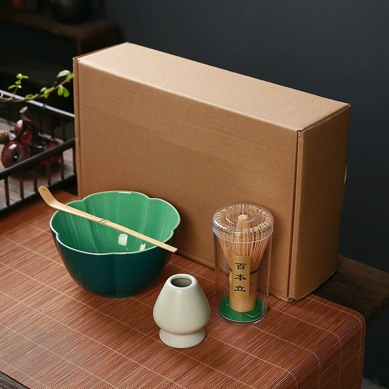 Petal Matcha Bowl Tea Eggbeater Set