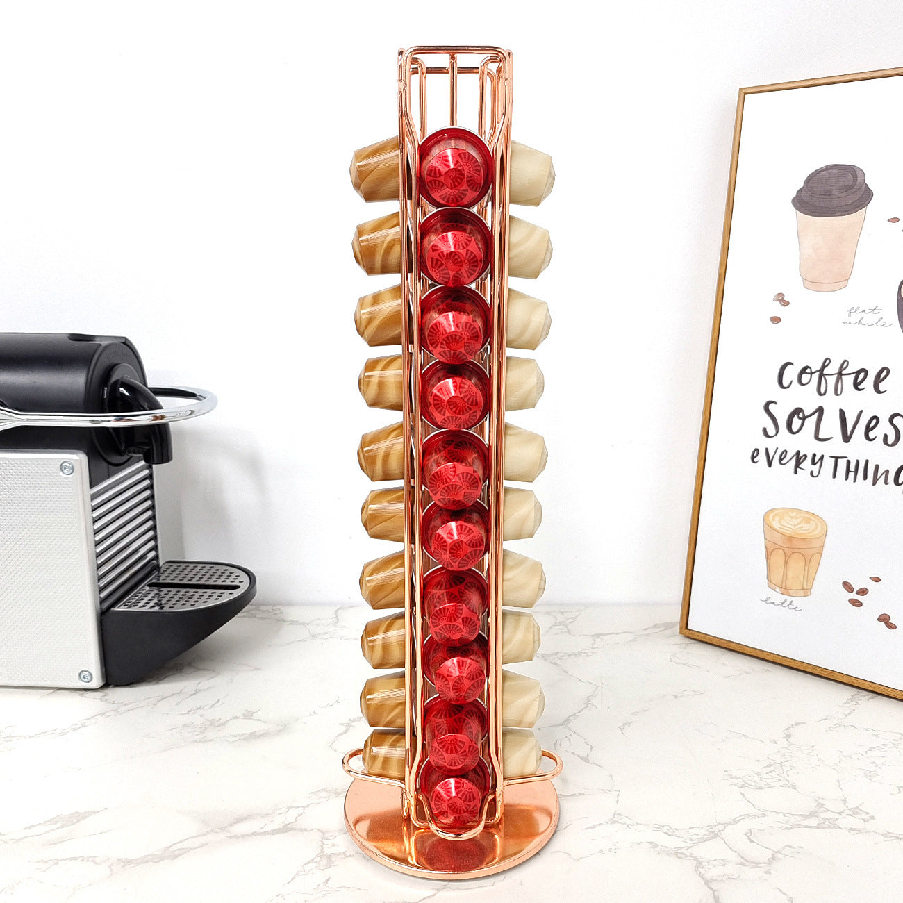 Capsule Coffee Display Storage Rack