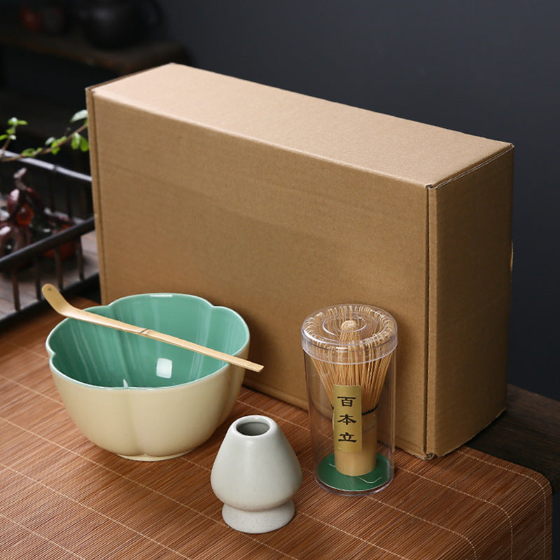 Petal Matcha Bowl Tea Eggbeater Set