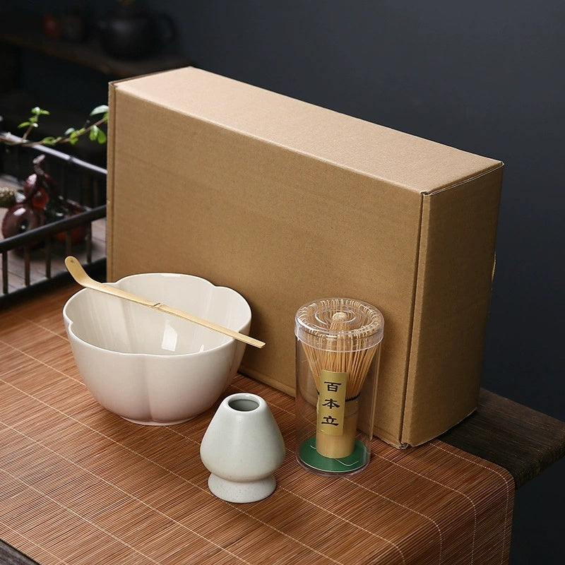 Petal Matcha Bowl Tea Eggbeater Set