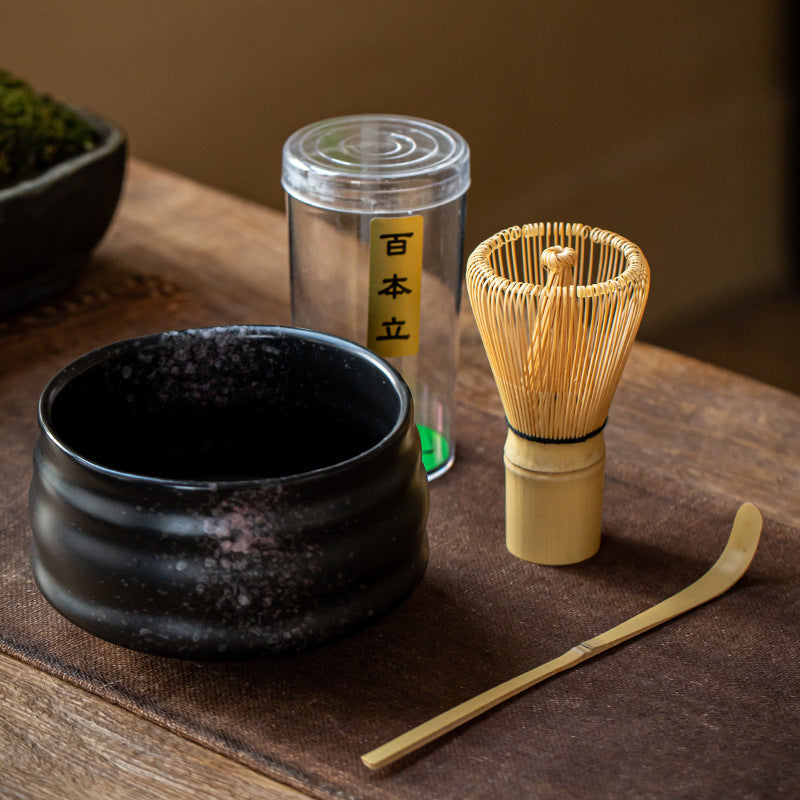 Tea Bowl Matcha Brushing Tea Tool Set Japanese Gift Box