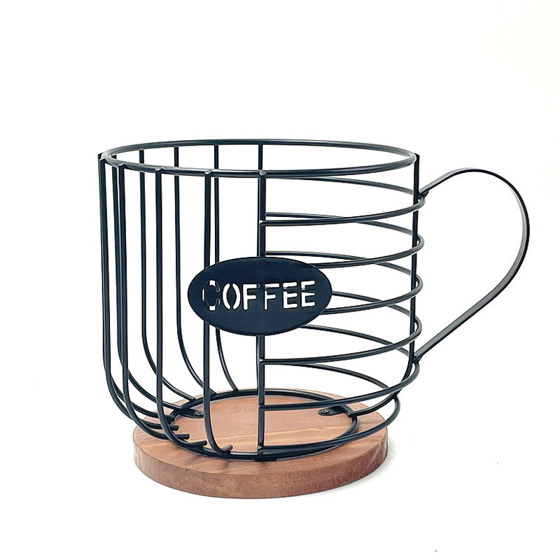 Iron Wood Products Coffee Mate Storage Rack