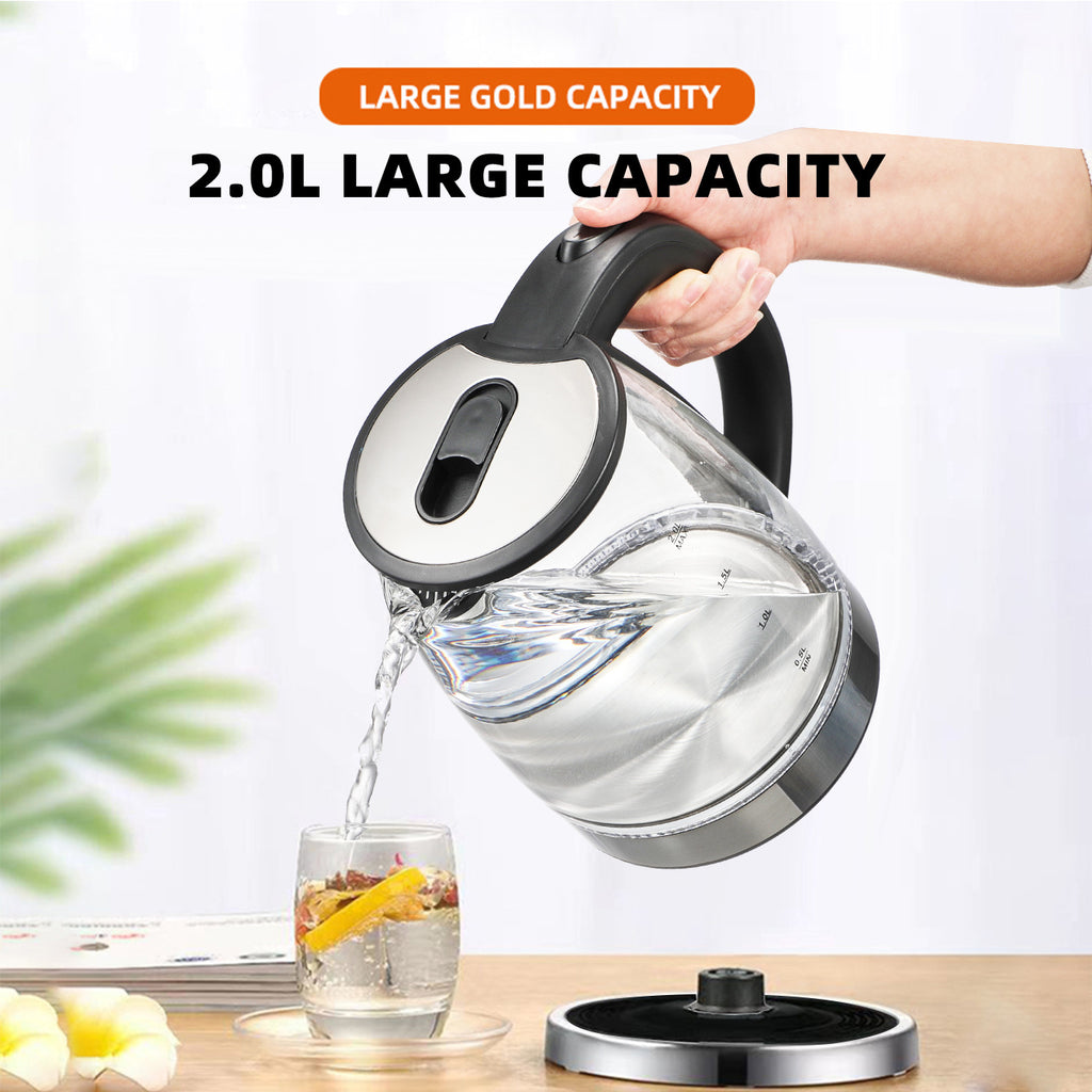 Glass Kettle Chassis Heating Button Type