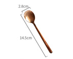 Golden spoon spoon coffee Nordic spoon stirring