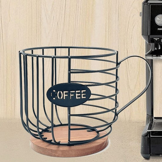 Iron Wood Products Coffee Mate Storage Rack