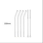 Glass Straws, Pearl Milk Tea Coarse Drinking Straws, Non-disposable Transparent Water Cups, Long Straws