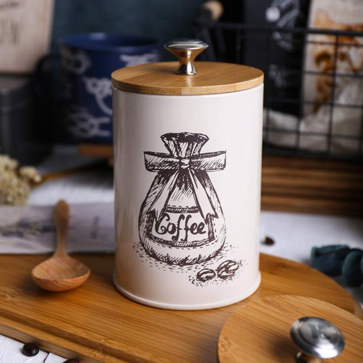1 set Tea Coffee Sugar Storage Bottle