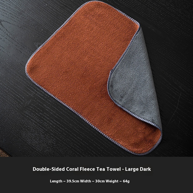 Tea Towel Thickened Water Absorbent Tea Cloth