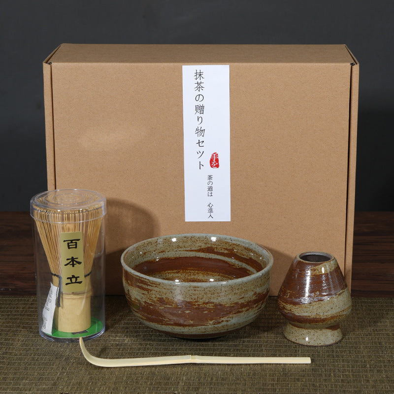 Matcha Bowl Matcha Tools Stoneware Tea Bowl Tea Cup Tea Whisk Suit