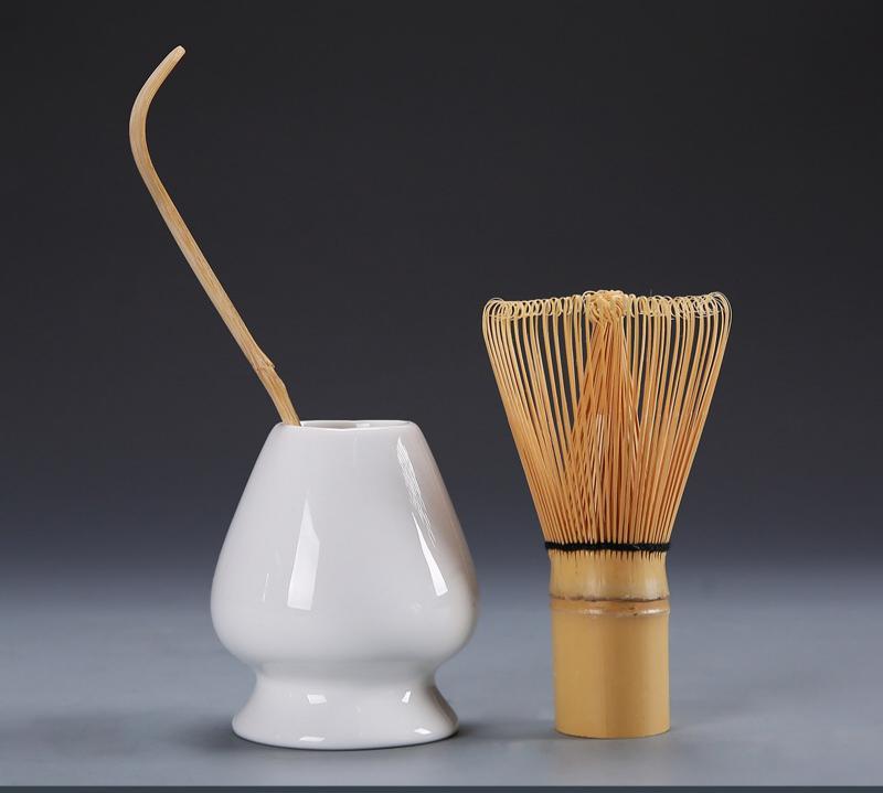 Japanese Matcha Tea Set Three-piece Bamboo Tea Bowl