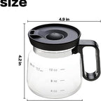 16 Oz Glass Coffee Cup Coffee Pot Style