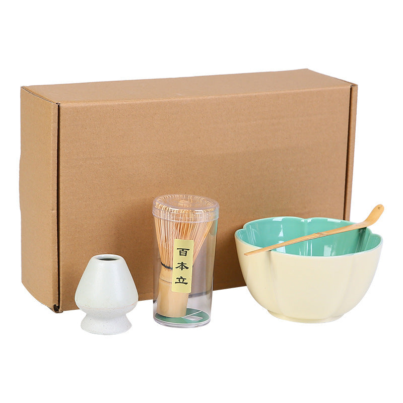 Petal Matcha Bowl Tea Eggbeater Set