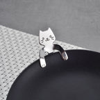 Coffee spoon, 304 creative stainless spoon, dessert spoon, cute cartoonhandle, hangingfeces coffee spoon