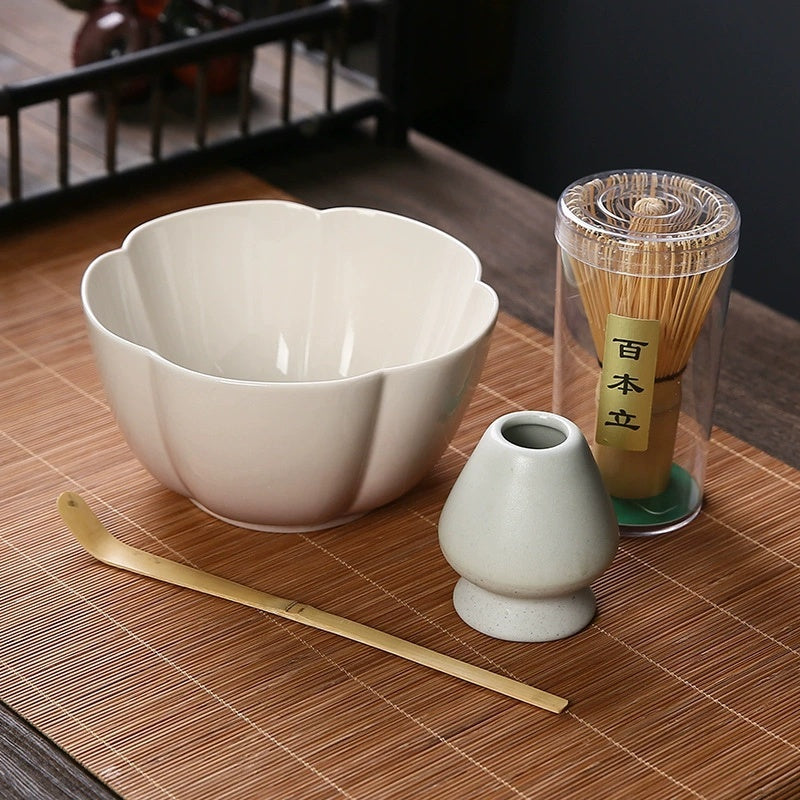 Petal Matcha Bowl Tea Eggbeater Set