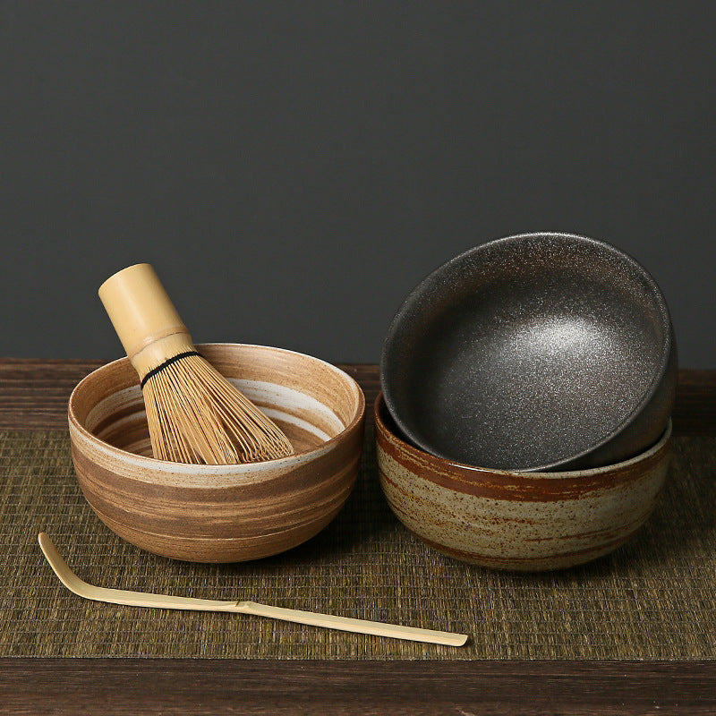 Matcha Bowl Matcha Tools Stoneware Tea Bowl Tea Cup Tea Whisk Suit