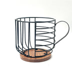 Iron Wood Products Coffee Mate Storage Rack