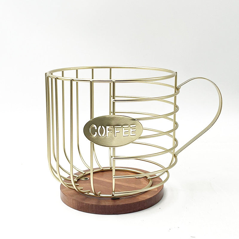 Iron Wood Products Coffee Mate Storage Rack