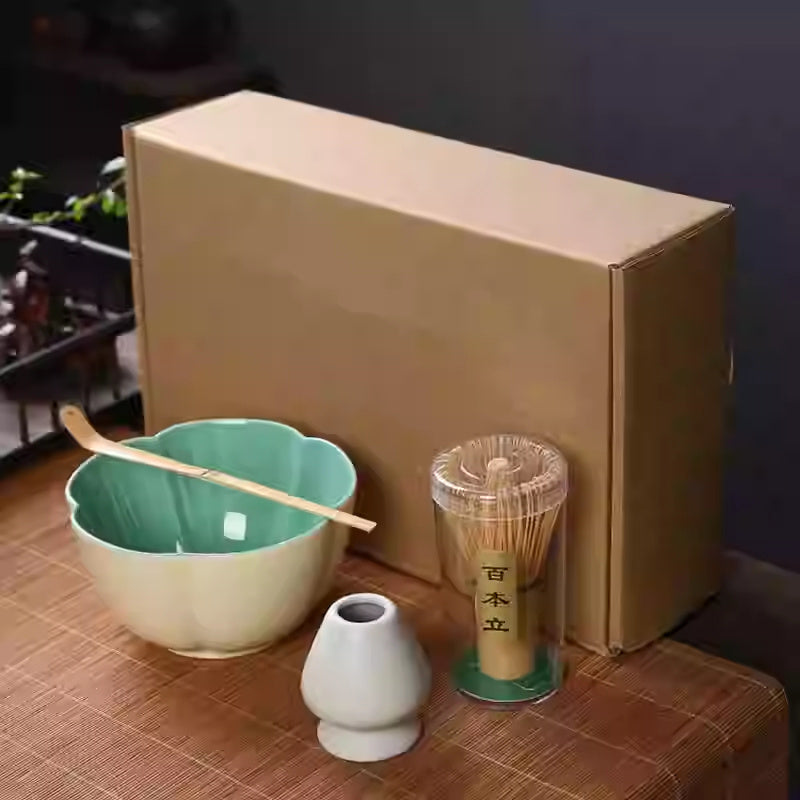 Petal Matcha Bowl Tea Eggbeater Set