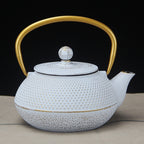 Modern Boiling Water Cast Iron Kettle Tea Set