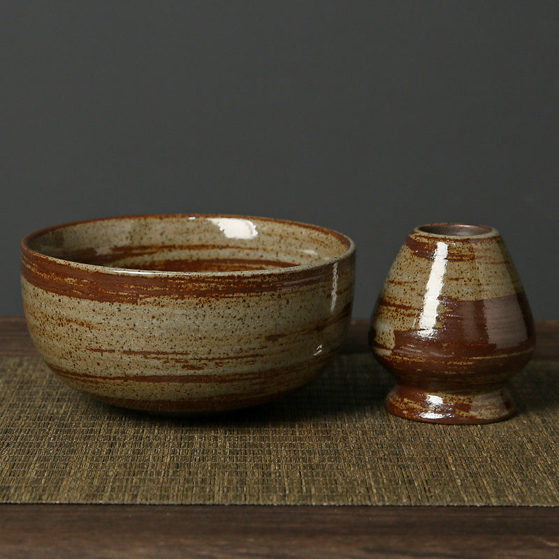 Matcha Bowl Matcha Tools Stoneware Tea Bowl Tea Cup Tea Whisk Suit